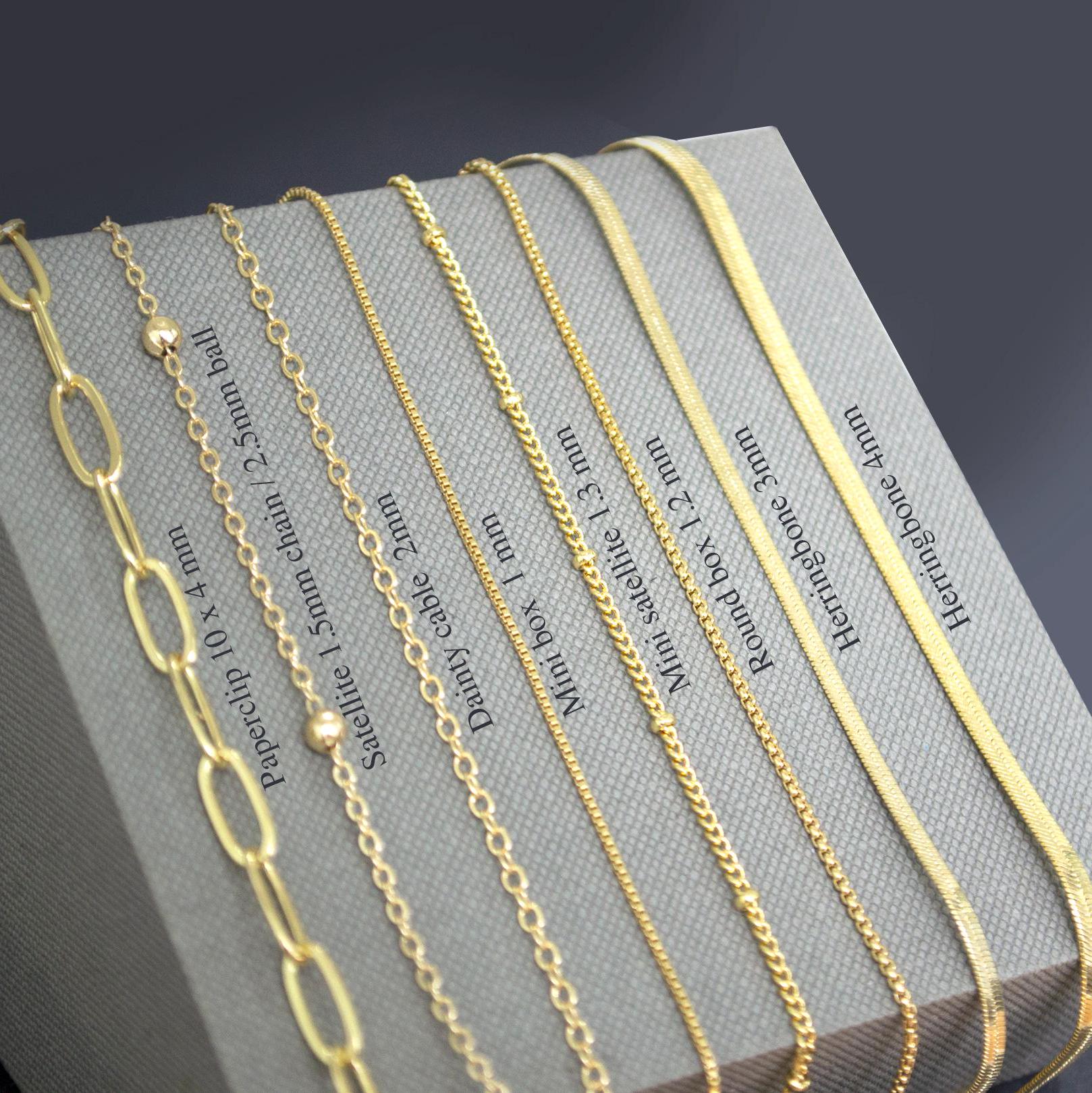 Of Gold Chain Neck Jewellery Types Gold Chains Different Types Of