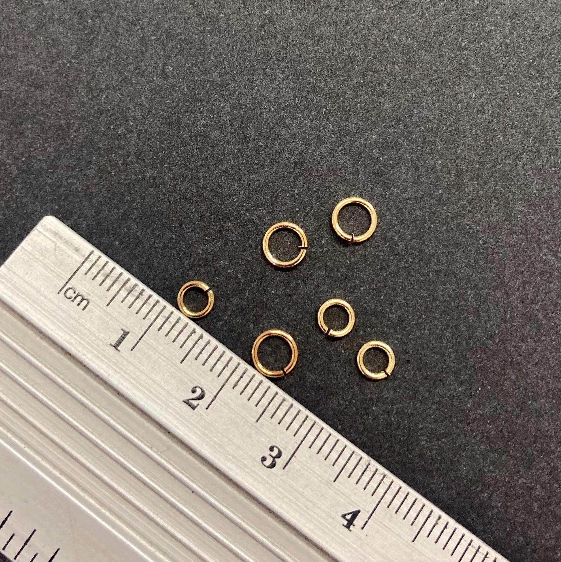 High quality 18K gold filled jump rings for necklace bracelet making